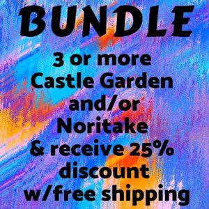 Castle Garden or Noritake Bundle